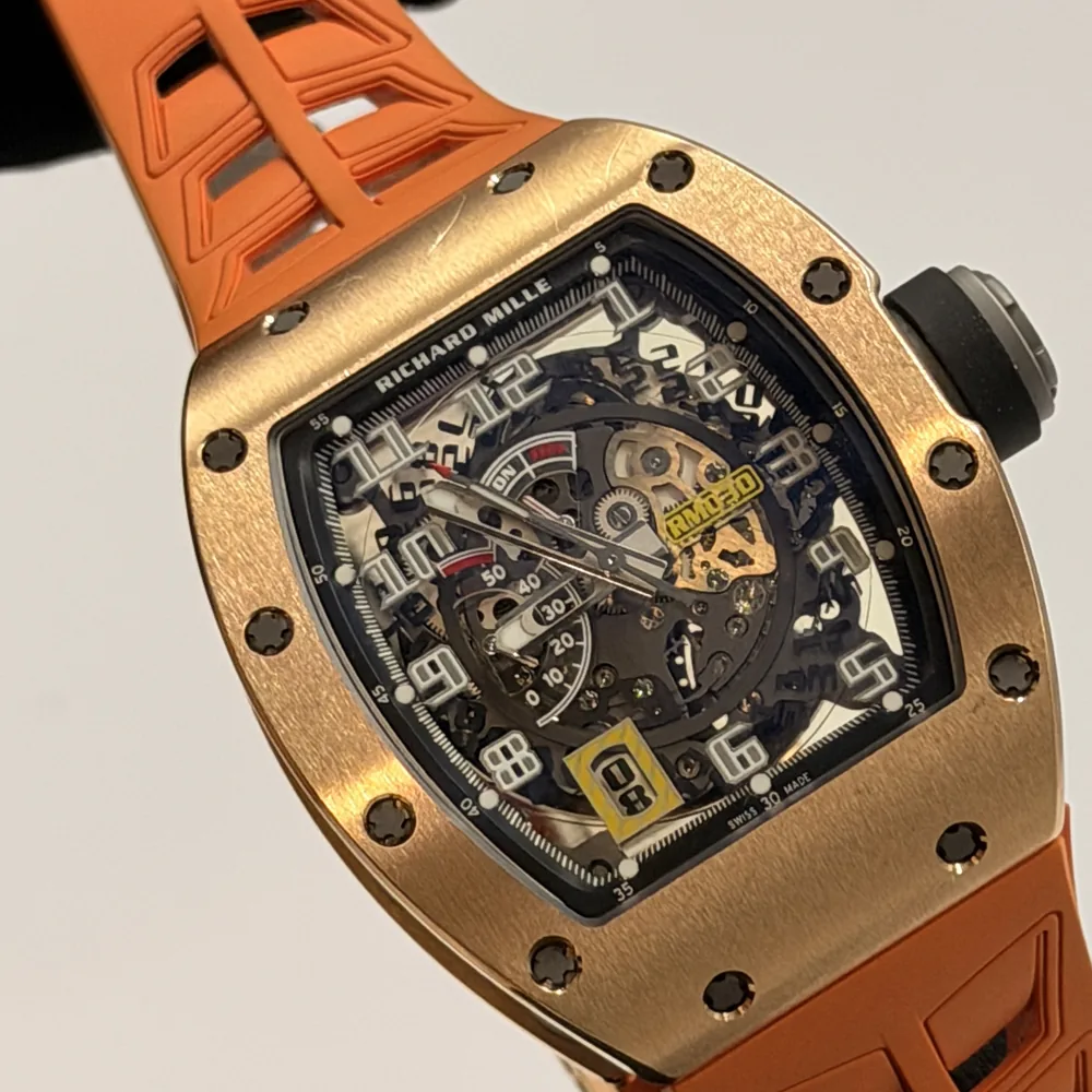 Richard Mille RM 030 Declutchable rotor, rose gold